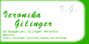 veronika gilinger business card